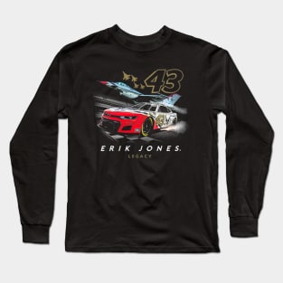 Erik Jones Legacy #43 Air Force Jet Long Sleeve T-Shirt